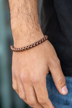 Load image into Gallery viewer, Paparazzi ♥ Alley Oop - Copper ♥ Mens Bracelet
