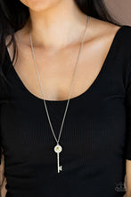 Load image into Gallery viewer, Paparazzi ♥ Secret Shimmer - Yellow ♥ Key Necklace
