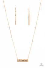 Load image into Gallery viewer, Paparazzi ♥ Land Of The Free - Gold ♥ Necklace
