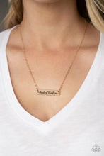 Load image into Gallery viewer, Paparazzi ♥ Land Of The Free - Gold ♥ Necklace
