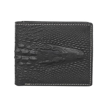Load image into Gallery viewer, MWS-W018 Genuine Leather Collection Men's Wallet - Black

