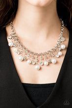 Load image into Gallery viewer, HEIR-headed - White ♥ Necklace
