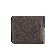 Load image into Gallery viewer, MW-604 Men's Color Block Navajo Concho Bifold PU Leather Wallet
