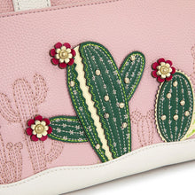 Load image into Gallery viewer, MW1376-8325DPK Montana West Cactus Embellished Crossbody Bag - Dark Pink
