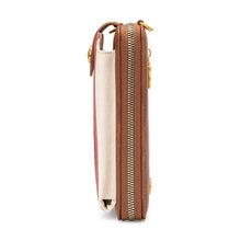 Load image into Gallery viewer, MW1385-183-JN Montana West American Flag RFID Crossbody Phone Wallet - Jean
