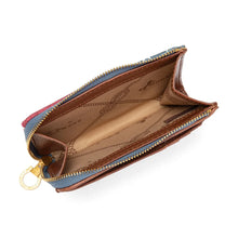 Load image into Gallery viewer, MW-WL-1385-2007-JN Montana West American Flag RFID Zip Around Wallet - Jean
