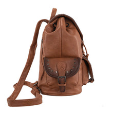 Load image into Gallery viewer, MWC-043A Montana West Stone Wash Backpack - Brown
