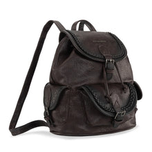 Load image into Gallery viewer, MWC-043A Montana West Stone Wash Backpack - Coffee
