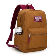 Load image into Gallery viewer, MWC-575STQ Montana West Solid Color Backpack Brown
