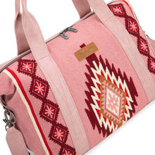 Load image into Gallery viewer, WG174-5110 Wrangler Southwestern Print Duffle Bag - Hot Pink
