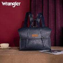 Load image into Gallery viewer, WG190-8319 Wrangler Top Handle Carry Satchel/Laptop Bag/Backpack/Crossbody - Navy
