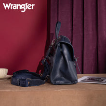 Load image into Gallery viewer, WG190-8319 Wrangler Top Handle Carry Satchel/Laptop Bag/Backpack/Crossbody - Navy
