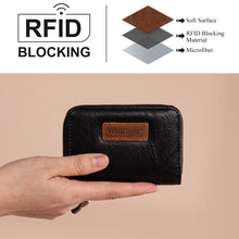 Load image into Gallery viewer, WG200-W053 Wrangler Small Wallet RFID Card Holder - Black
