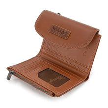 Load image into Gallery viewer, WG263-W076BR Wrangler Tri-Fold Wallet - Brown
