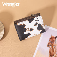 Load image into Gallery viewer, WG263-W076COW-BR Wrangler Tri-Fold Wallet - Cow-Brown
