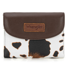 Load image into Gallery viewer, WG263-W076COW-BR Wrangler Tri-Fold Wallet - Cow-Brown
