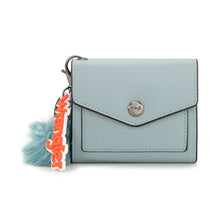 Load image into Gallery viewer, Wrangler Tri-Fold Wallet with Keyring Pom Pom - Jean
