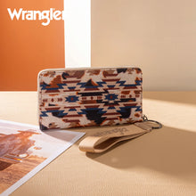Load image into Gallery viewer, WG302-W006KH Wrangler Aztec Print Wallet - Khaki
