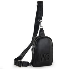 Load image into Gallery viewer, MC-339 Milan Chiva Sling Bag/Crossbody/Chest Bag - Black
