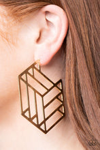Load image into Gallery viewer, GOTTA GET GEO-ING Paparazzi Earring - GOLD
