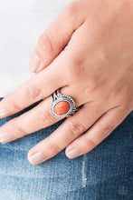 Load image into Gallery viewer, ALL THE WORLDS A STAGECOACH Paparazzi Ring - ORANGE
