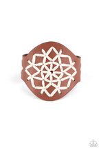 Load image into Gallery viewer, A CROSS-STITCH IN TIME Paparazzi Bracelet  - BROWN
