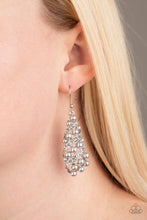 Load image into Gallery viewer, Ballroom Waltz Paparazzi Earring - Silver
