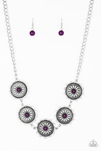 Load image into Gallery viewer, Me-dallions, Myself, and I Paparazzi Necklace - Purple

