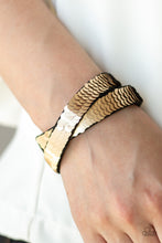 Load image into Gallery viewer, UNDER THE SEQUINS Paparazzi Double Wrap Bracelet - BROWN / RED
