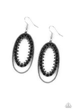 Load image into Gallery viewer, Marry Into Money Paparazzi Earring - Black
