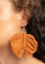 Load image into Gallery viewer, MACRAME MAMBA Paparazzi Earring - BROWN
