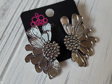 Load image into Gallery viewer, Paparazzi ♥ Farmstead Meadow - Silver ♥ Post Earrings - April 2022 Life Of The Party
