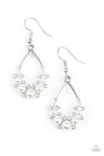 Load image into Gallery viewer, Fancy First Paparazzi Earring - White
