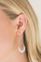 Load image into Gallery viewer, Fancy First Paparazzi Earring - White
