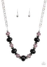 Load image into Gallery viewer, Hollywood Gossip Paparazzi Necklace - Black
