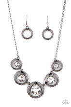 Load image into Gallery viewer, PIXEL Perfect Paparazzi Necklace - Black Gunmetal
