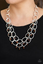 Load image into Gallery viewer, Yacht Tour  Paparazzi Necklace - Brown
