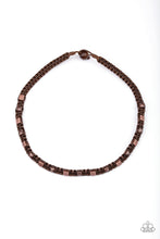 Load image into Gallery viewer, Grunge Rush Paparazzi Urban Necklace - Brown
