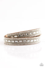 Load image into Gallery viewer, Shimmer and Sass Paparazzi Double Wrap Snap Bracelet - Brown
