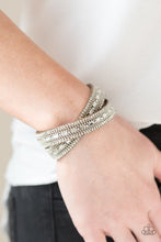 Load image into Gallery viewer, Shimmer and Sass Paparazzi Double Wrap Snap Bracelet - Brown
