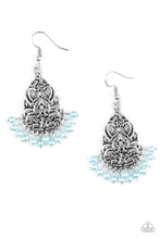 Load image into Gallery viewer, Paparazzi ♥ BAROQUE The Bank - Blue ♥ Earrings
