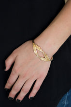 Load image into Gallery viewer, In Total De-NILE Paparazzi Cuff Bracelet - Gold
