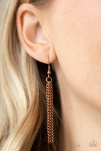 Load image into Gallery viewer, Fanned Out Fashion Paparazzi Necklace - Copper
