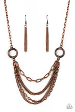 Load image into Gallery viewer, CHAINS of Command Paparazzi Necklace - Copper
