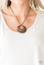 Load image into Gallery viewer, Texture Trio Paparazzi Necklace - Copper

