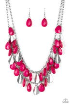 Load image into Gallery viewer, Life of the FIESTA Paparazzi Necklace - Pink
