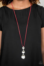 Load image into Gallery viewer, Paparazzi ♥ Embrace The Journey - Red ♥ Necklace
