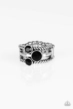 Load image into Gallery viewer, Head In The Stars Paparazzi Ring - Black
