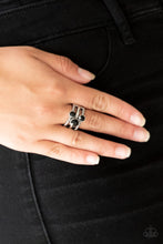 Load image into Gallery viewer, Head In The Stars Paparazzi Ring - Black
