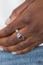 Load image into Gallery viewer, Paparazzi ♥ Born To Rule - Silver - Hematite ♥ Ring
